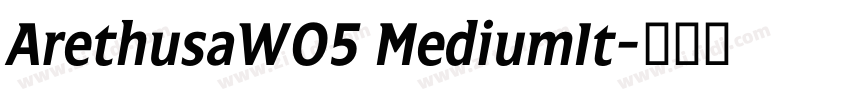 ArethusaW05 MediumIt字体转换
